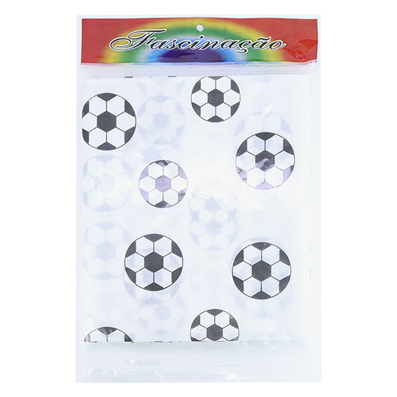 Toalha de Mesa em TNT Bola Futebol 2.18X1.38m FASCINACAO