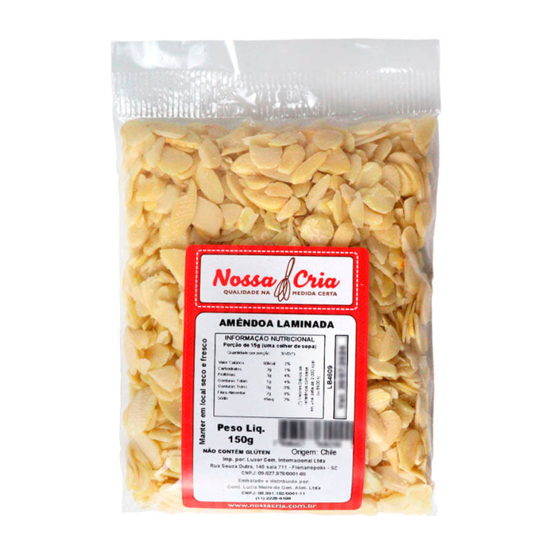 Amêndoa Laminada 150g NOSSA CRIA