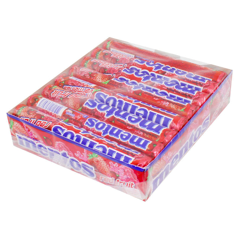 Bala Stick Red Fruit com 16 un 600g - MENTOS
