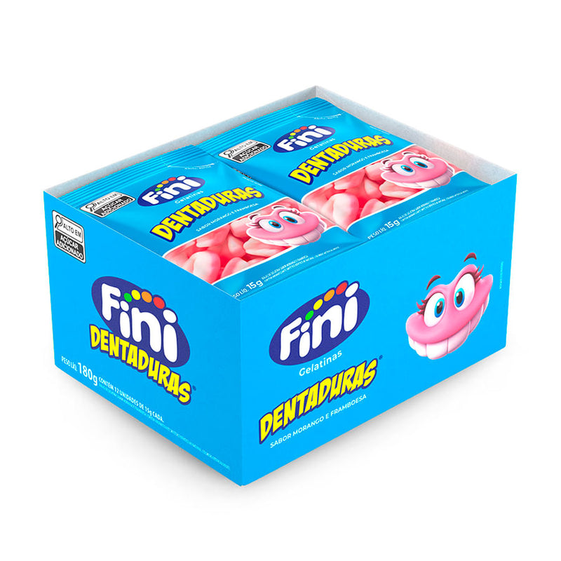Bala Mini Dentaduras Com 12x15g FINI