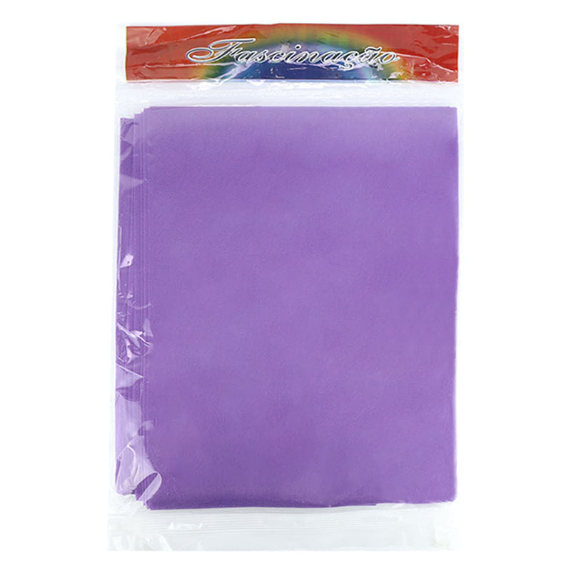 Toalha de Mesa em TNT Roxo 0.78X0.78cm 5 Unidades FASCINACAO
