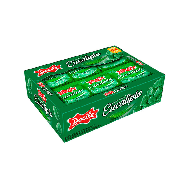 Bala Docigoma Mini Sino Eucalipto 24x18g  DOCILE