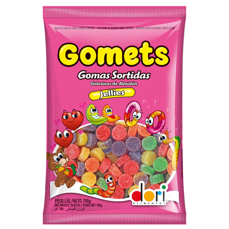 Bala Goma Gomets Americana Frutas 700G DORI