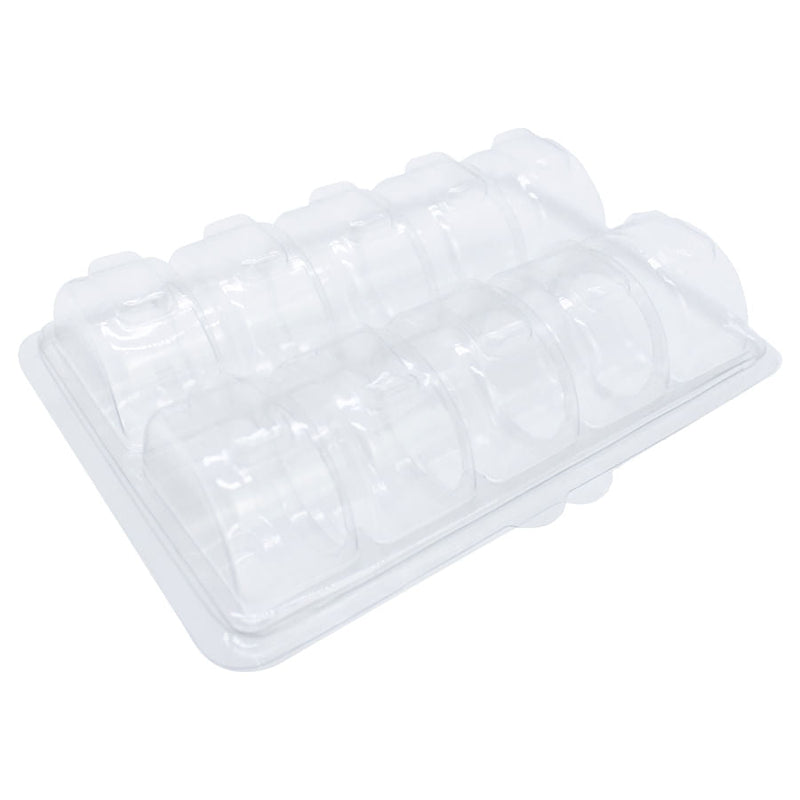 Berço Para 10 Macarons Transparente Com 20 Unidades YINPACK