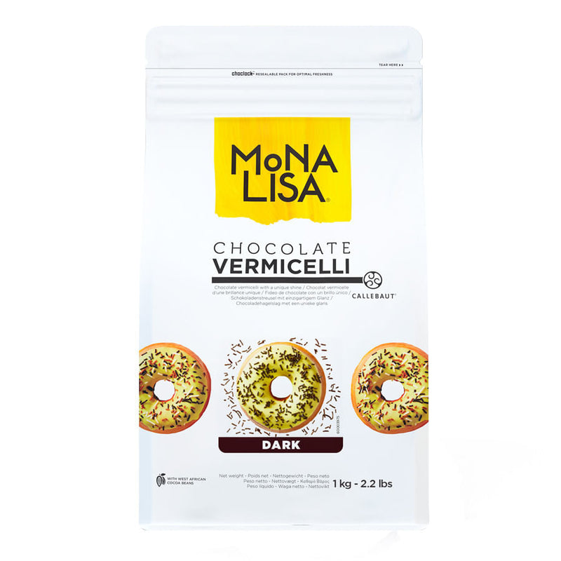 Vermicelli de Chocolate Amargo 1kg MONALISA