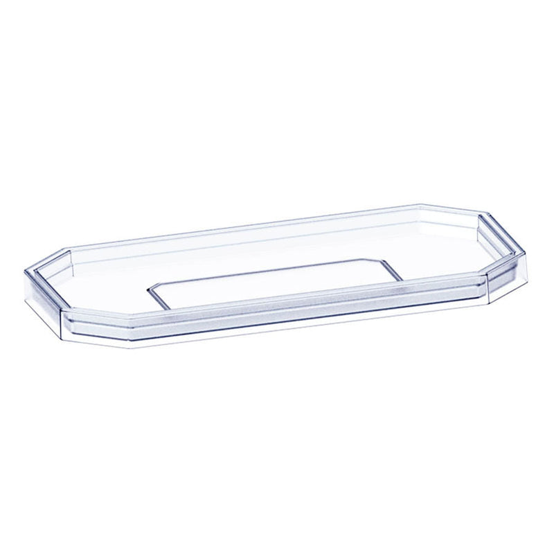 Bandeja Decorativa Lapidada Transparente 30X16CM (BDL001) TASIL