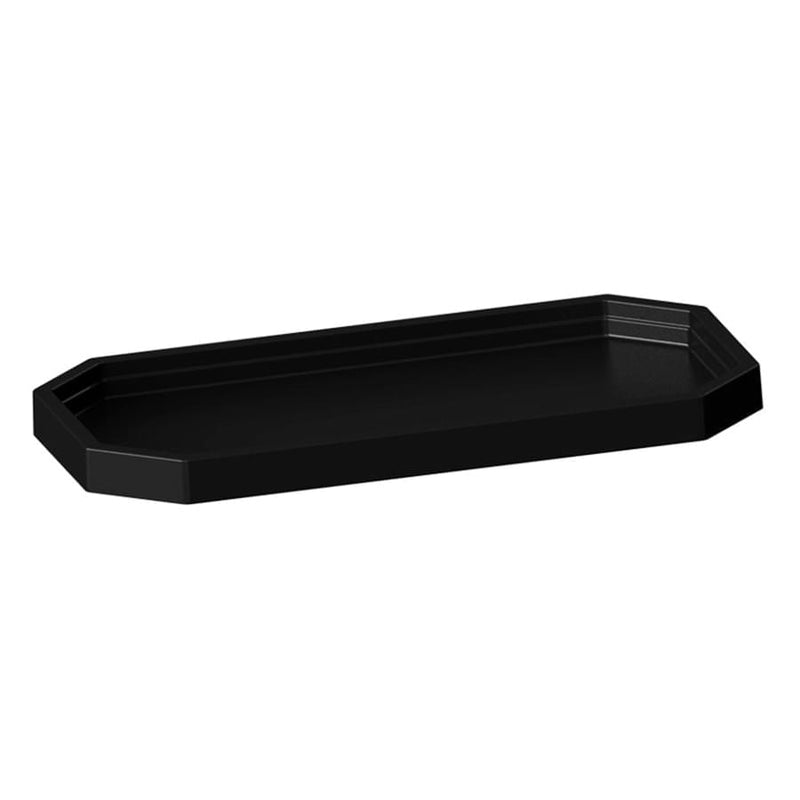 Bandeja Decorativa Lapidada Preta 30X16CM (BDL006) TASIL