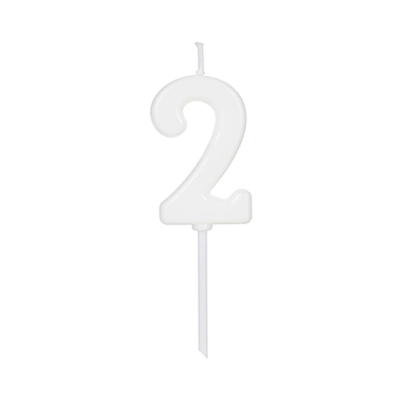 Vela Pick Branca N°2 (VCB02) SILVER PLASTIC