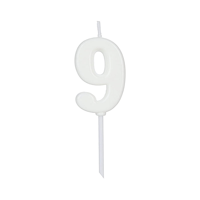 Vela Pick Branca N°9 (VCB09) SILVER PLASTIC