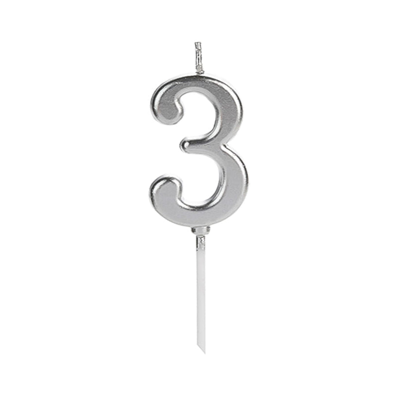 Vela Pick Prata N°3 (VCP03) SILVER PLASTIC