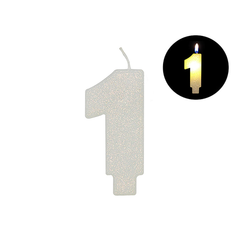 Vela Led Branca 01 (VHB01) SILVER PLASTIC