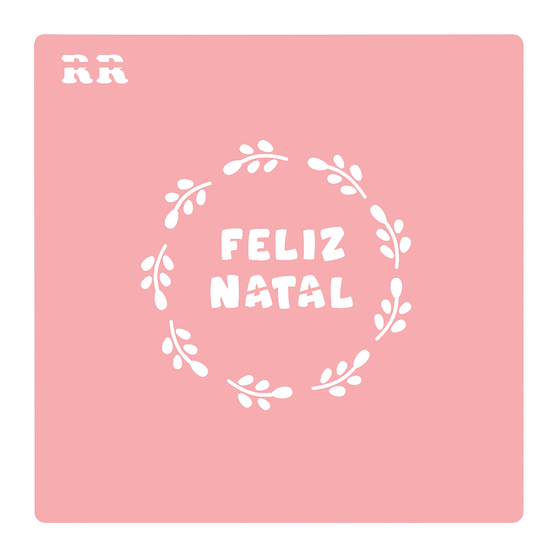 Stencil Feliz Natal 1 (4039) UN RR CORTADORES