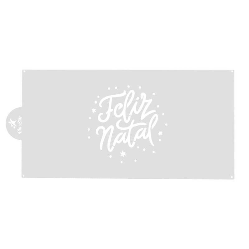 Stencil Feliz Natal (346916) BLUESTAR