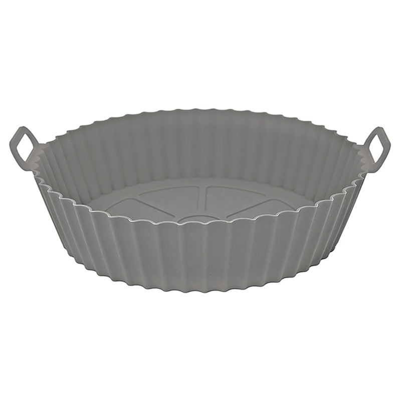 Forma De Silicone Redonda Grey Para Air Fryer SN22419G MIMO