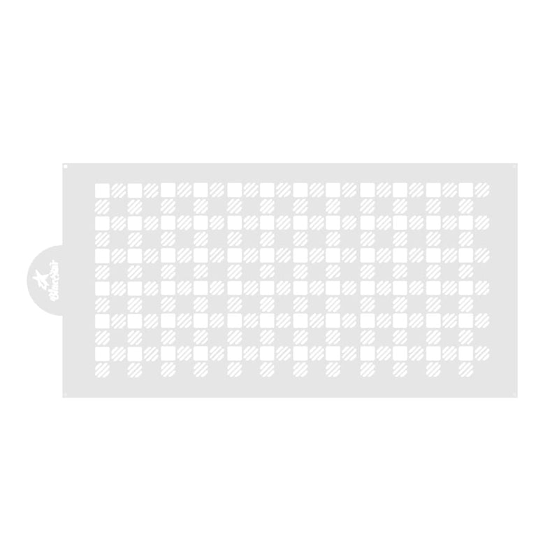 Stencil Quadriculado 351552 BLUESTAR