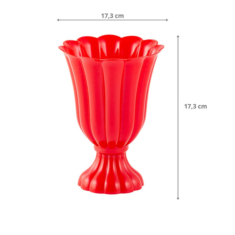 Vaso Decorativo Slim Vermelho MIRANDINHA