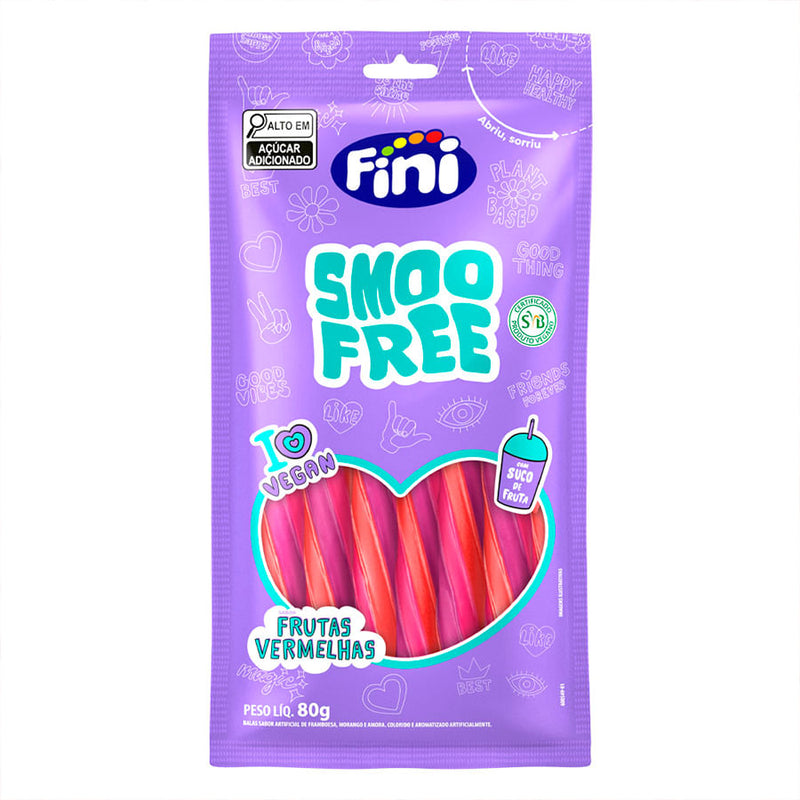 Tubes Smoofree Frutas Vermelhas 80g FINI