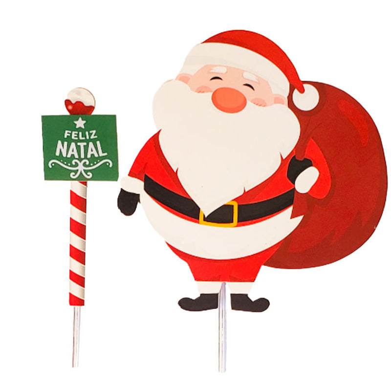 Topo De Bolo Papai Noel G 258 AMORA