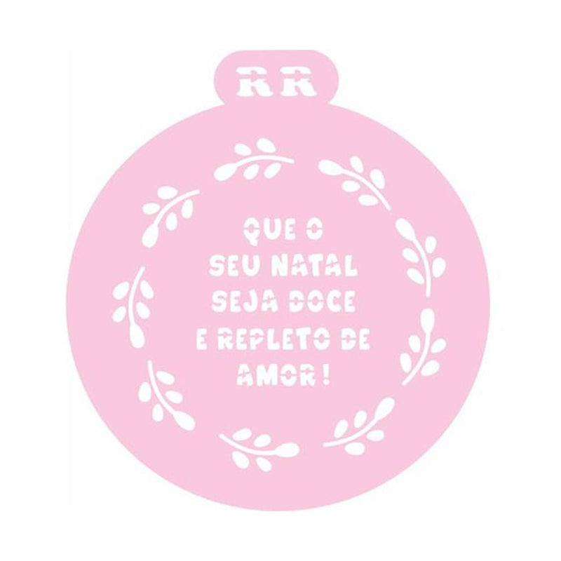 Stencil Bolo Redondo Natalino 1 3018 RR CORTADORES