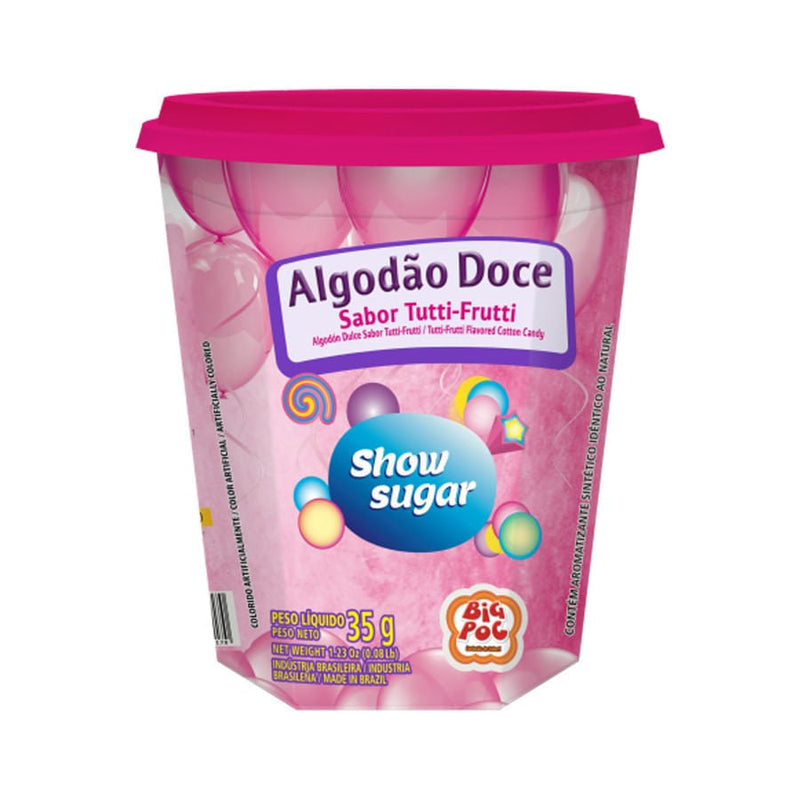 Algodão Doce Tutti-Frutti 35g BIG POC
