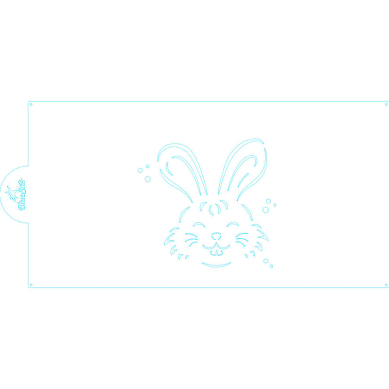 Stencil Rostinho De Coelho 364064 BLUESTAR