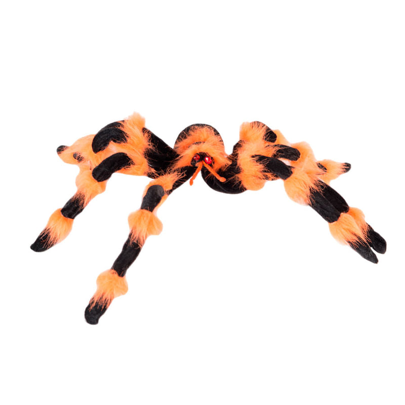 Aranha Halloween Com Luz 70cm SILVER PLASTIC