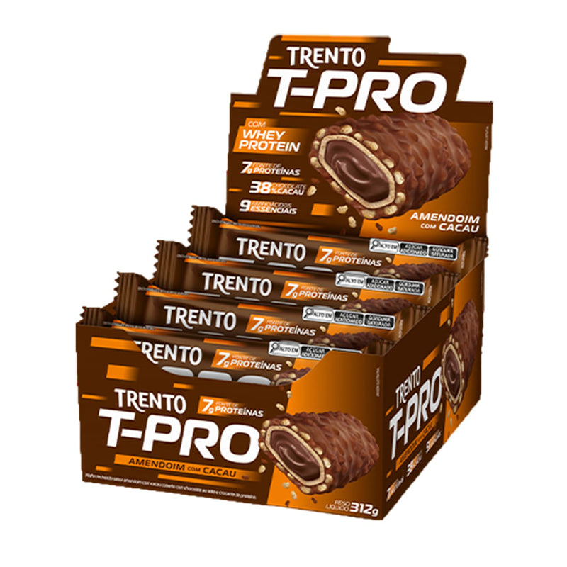 Trento T-Pro Amendoim Com Cacau 12x26g  PECCIN