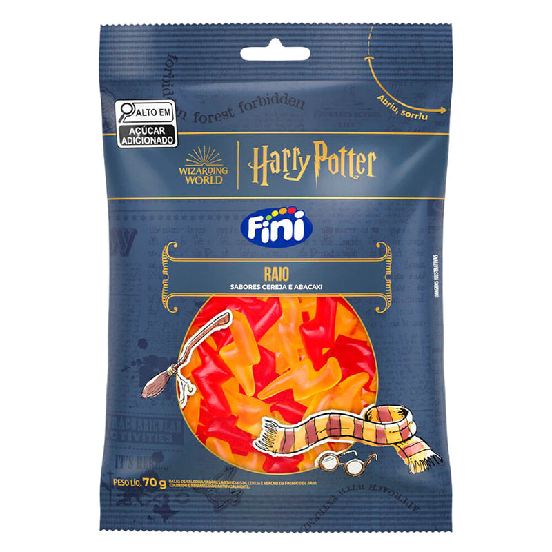 Bala Gelatinas Raio 70g FINI