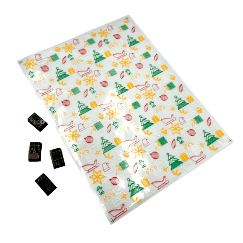 Transfer Para Chocolate Natal 1 29X39cm TRN818001 STALDEN