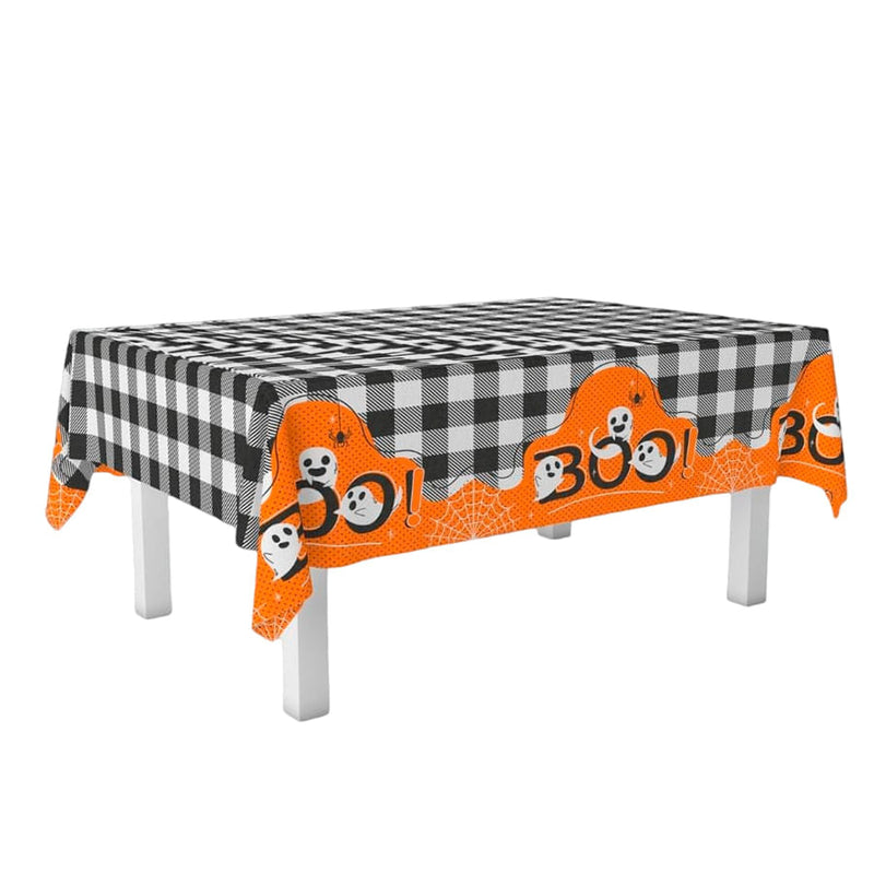 Tolha de Mesa em TNT 2,18X1,38m Halloween Boo FASCINACAO