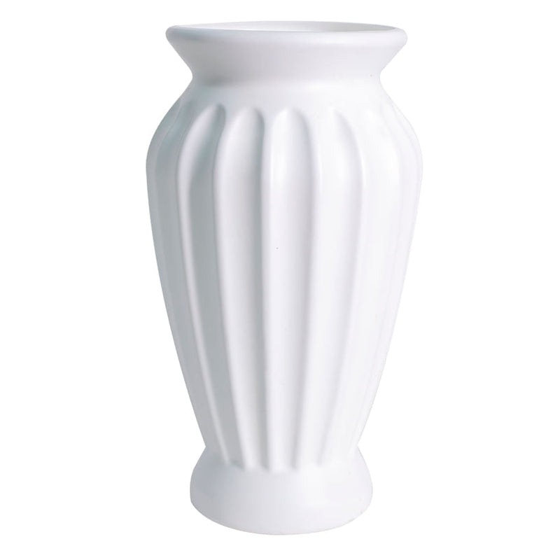 Vaso Decorativo Imperial Branco 23cm MIRANDINHA