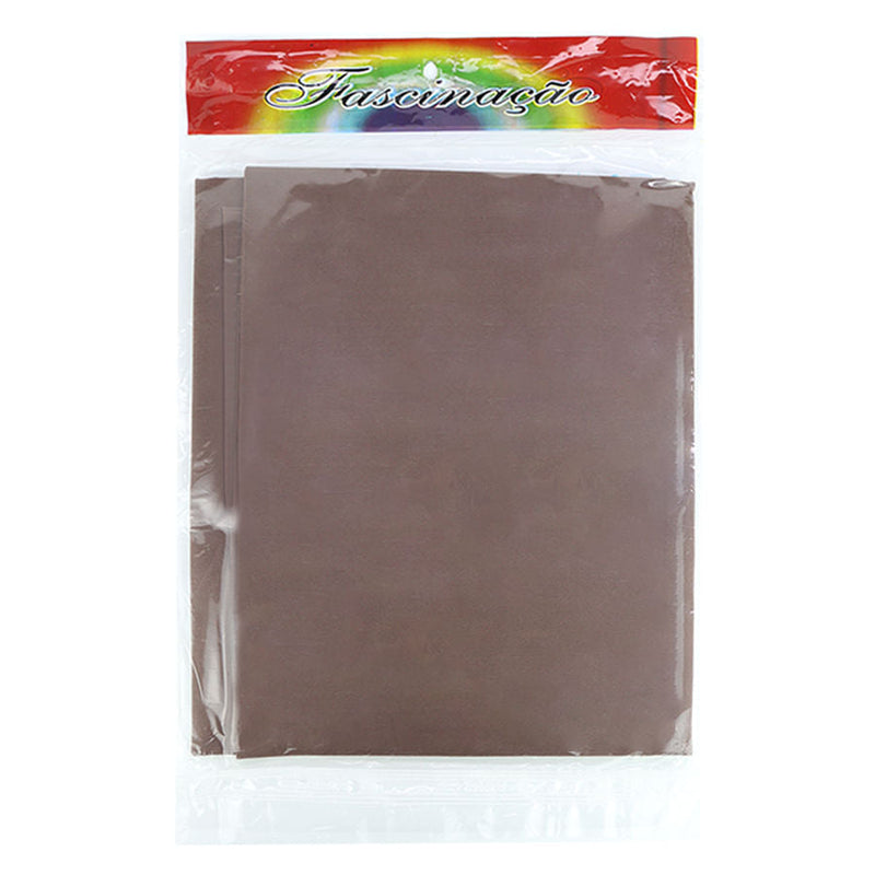 Toalha de Mesa em TNT Marrom 0.78X0.78cm 5 Unidades FASCINACAO