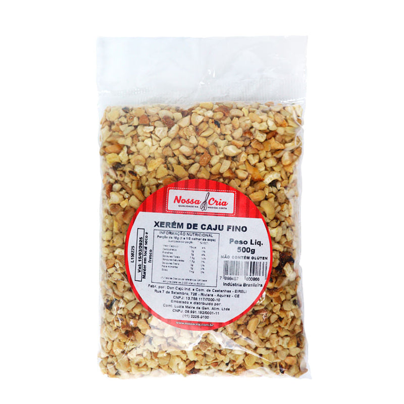 Xerém de Cajú Fino 500g NOSSA CRIA