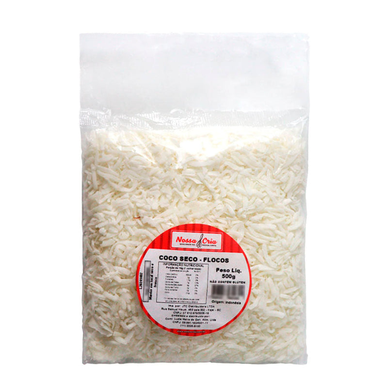 Coco Seco Flocos 500g NOSSA CRIA