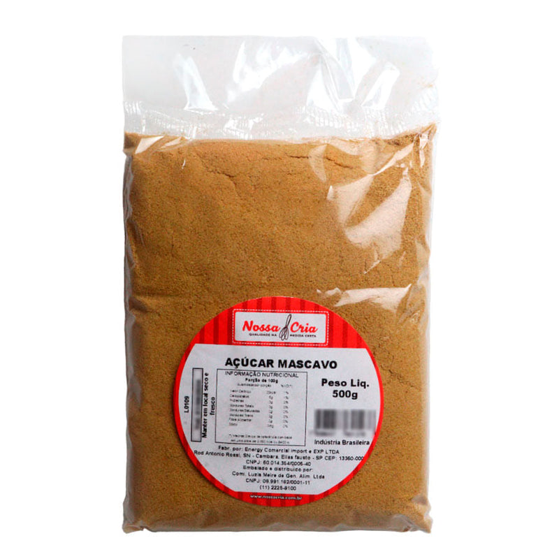Açúcar Mascavo 500g NOSSA CRIA