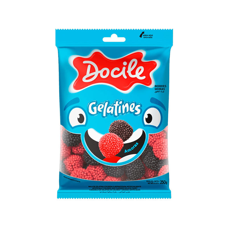 Bala Gelatines Amoras 250g - DOCILE