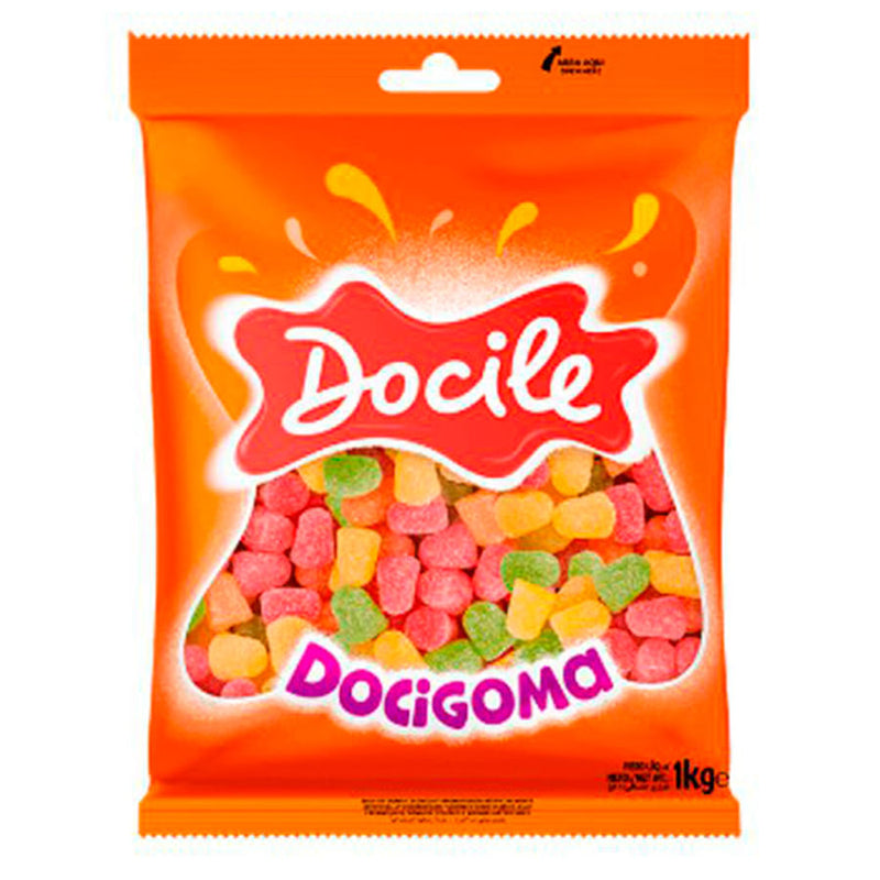 Bala De Goma Sino Sortido 1KG DOCILE