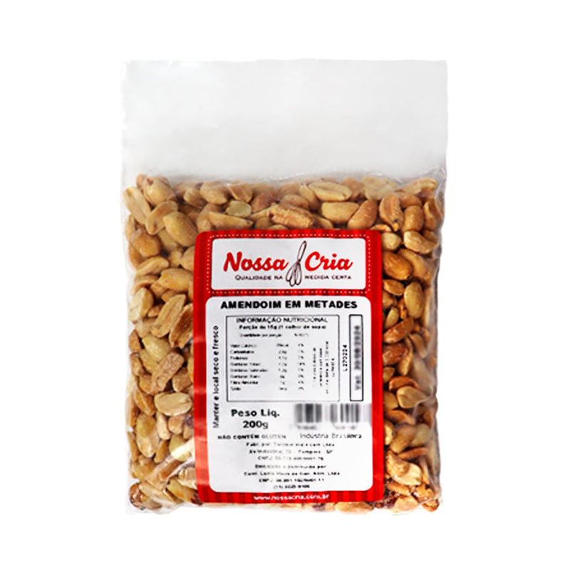 Amendoim em Metades 200g NOSSA CRIA