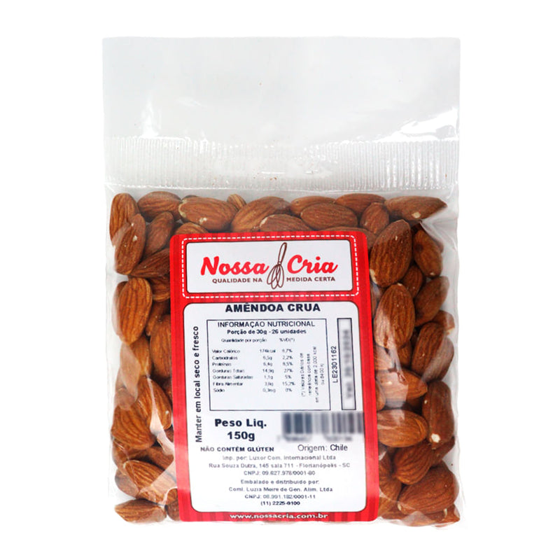 Amêndoa Inteira 150g NOSSA CRIA