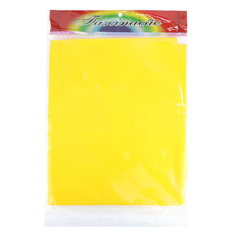 Toalha de Mesa em TNT Amarela 0.78X0.78cm 5 Unidades FASCINACAO