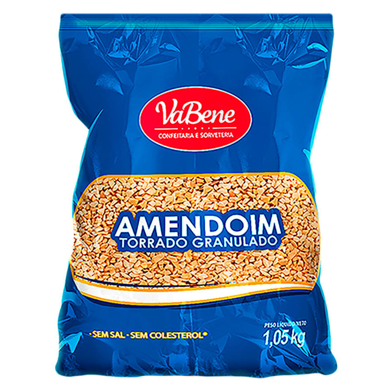 Amendoim  Torrado Granulado 1.050KG VABENE