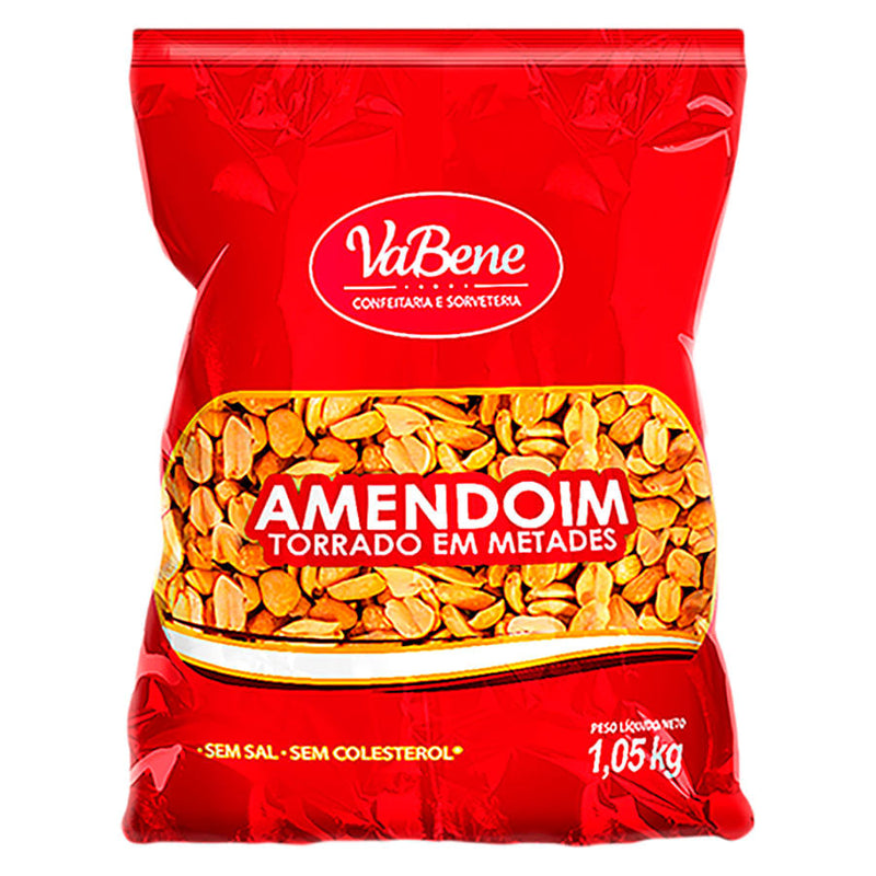 Amendoim Torrado Metades Despedaçado 1.050KG VABENE