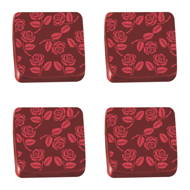 Transfer para Chocolate Rosas Vermelha (TRG801503) STALDEN