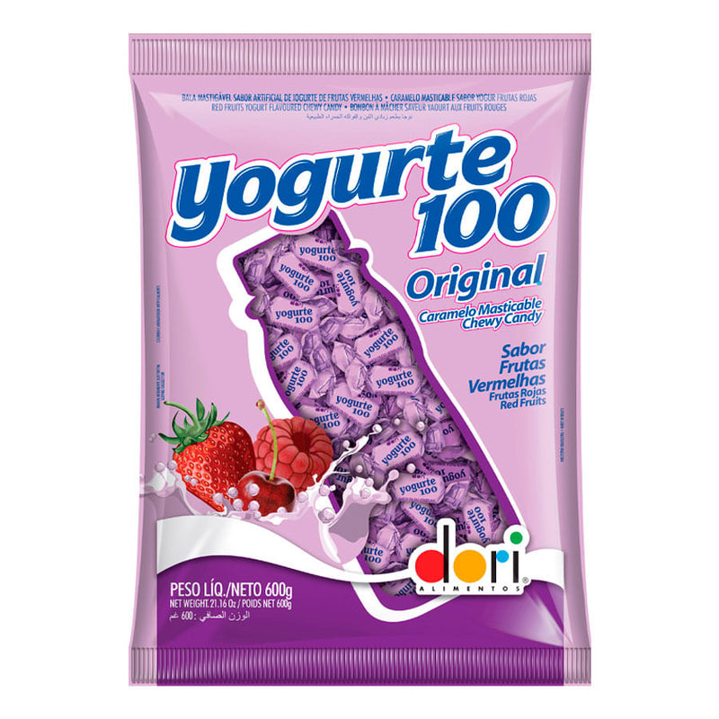 Bala Yogurte 100 Frutas Vermelhas 600G DORI