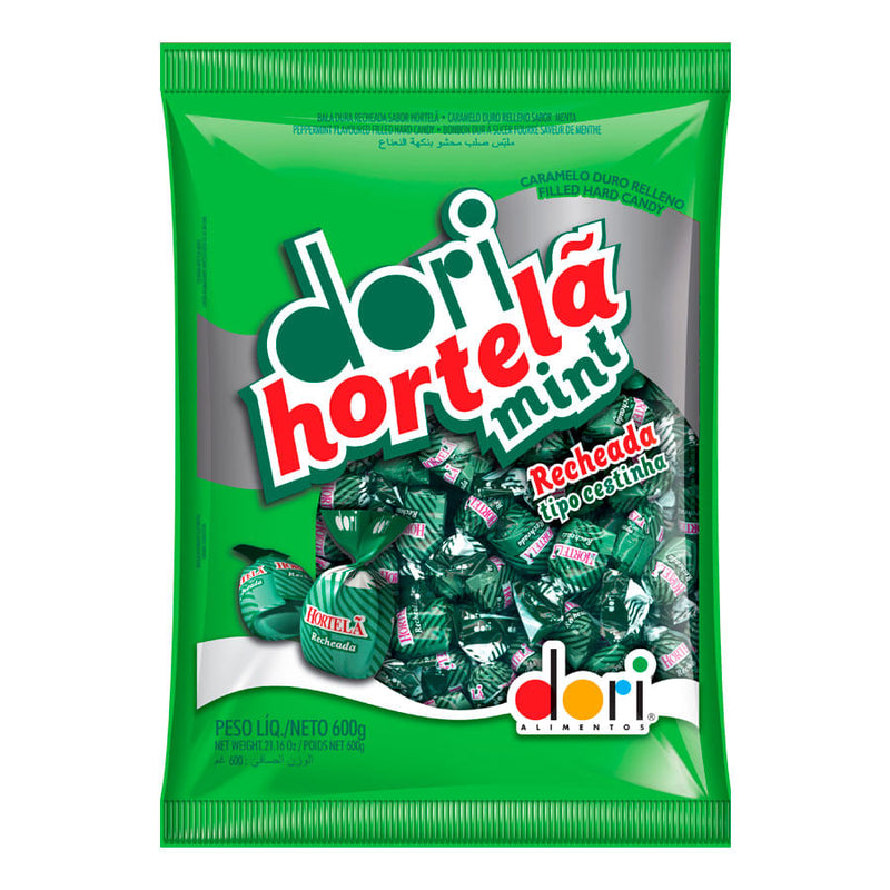 Bala Recheada Hortelã 600G DORI