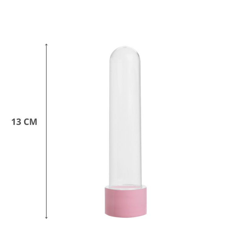 Tubete Para Lembrancinha 13cm Rosa Com 10 Unidades MIRANDINHA