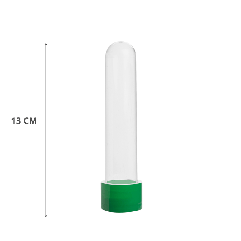 Tubete Para Lembrancinha 13cm Verde Com 10 Unidades MIRANDINHA