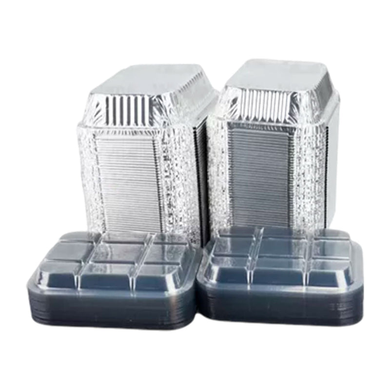 Bandeja de Alumínio Com Tampa PET 220ml 100 Unidades D12FS-100 WYDA