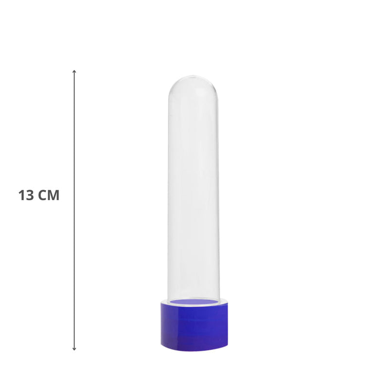 Tubete Para Lembrancinha 13cm Azul Escuro Com 10 Unidades MIRANDINHA