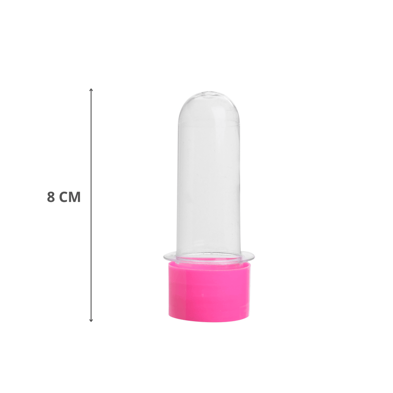Tubete Para Lembrancinha 8cm Pink Com 10 Unidades MIRANDINHA